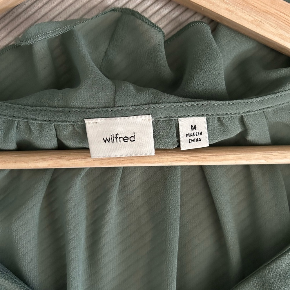 NEW Wilfred Ruffle Blouse, M - Picture 3 of 5